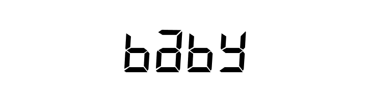 Segment7  Free Fonts Download