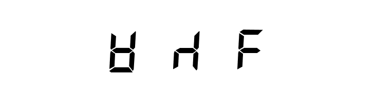 Segment7  Free Fonts Download