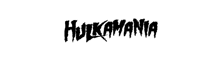 HULKAMANIA HoganMania Font