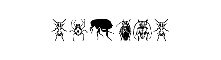Insect Icons  Free Fonts Download