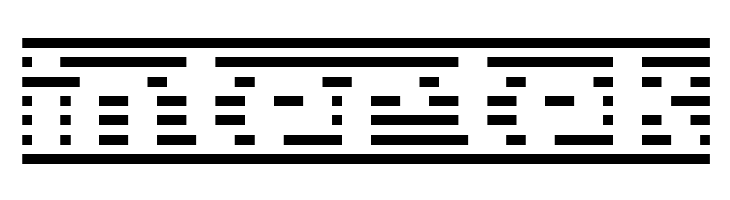 D3 DigiBitMapism type B  Free Fonts Download