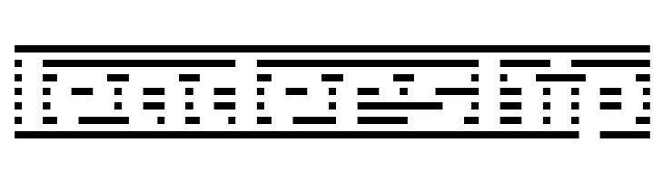 D3 DigiBitMapism type B  Free Fonts Download