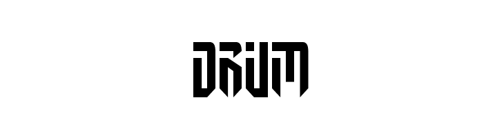 DRUM Fedyral Font