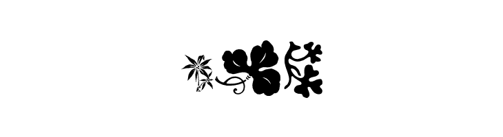 Rough Flowers Regular  Free Fonts Download