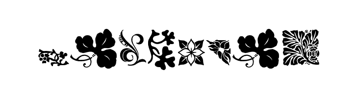 Rough Flowers Regular  Free Fonts Download