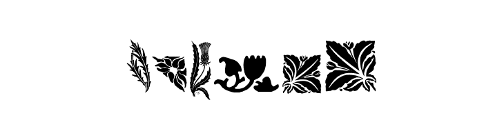 Rough Flowers Regular  Free Fonts Download