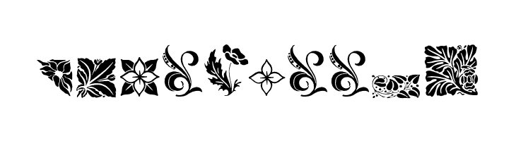 Rough Flowers Regular  Free Fonts Download
