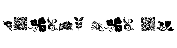 Rough Flowers Regular  Free Fonts Download