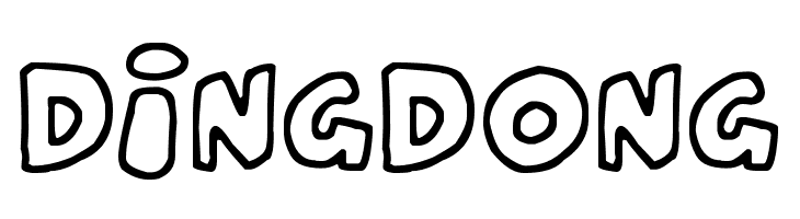DingDong Jelly Wobblers Font