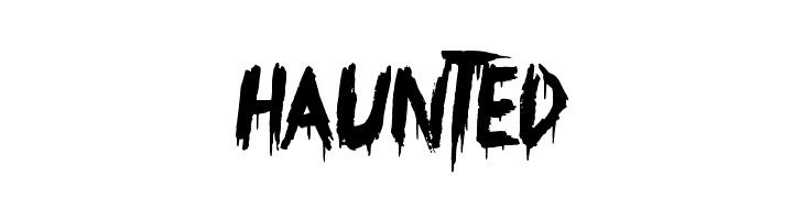 HAUNTED Something Strange Font