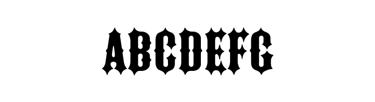 FTY IRONRIDER NCV  Free Fonts Download