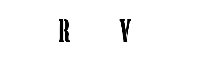 Hand Printing Press Stencil_demo  Free Fonts Download