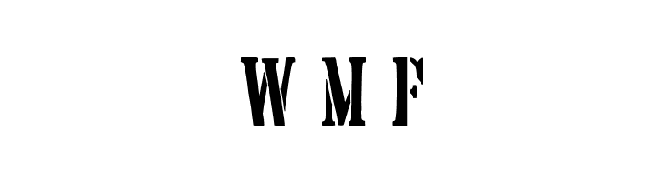 Hand Printing Press Stencil_demo  Free Fonts Download