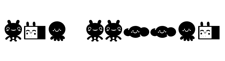 LaMonaProDingbatKawaii  Free Fonts Download