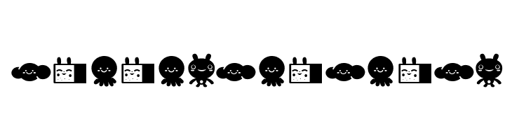 LaMonaProDingbatKawaii  Free Fonts Download