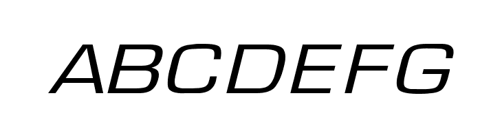 Waukegan LDO Extended Oblique  Free Fonts Download