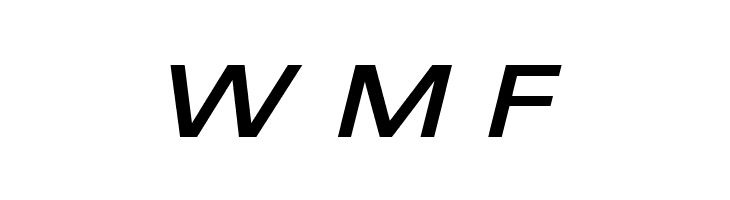 Waukegan LDO Extended Bold Oblique  Free Fonts Download