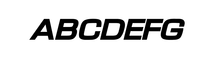 Waukegan LDO Extended Black Oblique  Free Fonts Download