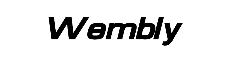 Waukegan LDO Extended Black Oblique  Free Fonts Download