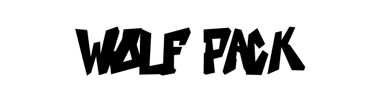 WOLF%2BPACK SWEET AS REVENGE Font