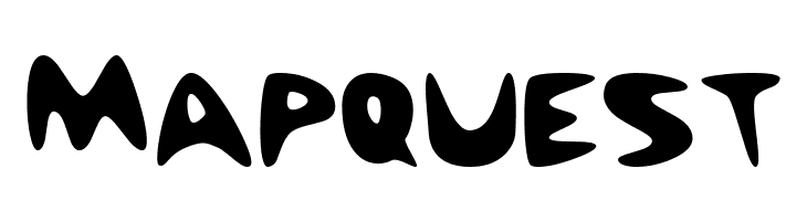 Mapquest Cheap Motel Font