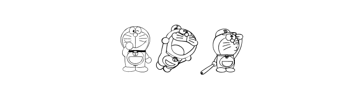 Doraemon-slalala  Free Fonts Download