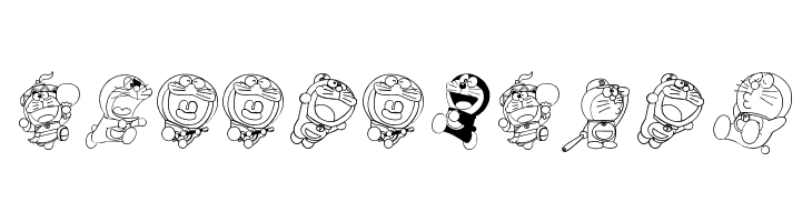 Doraemon-slalala  Free Fonts Download