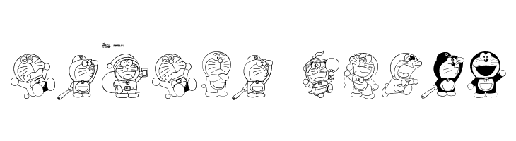 Doraemon-slalala  Free Fonts Download