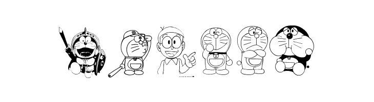 Doraemon-slalala  Free Fonts Download