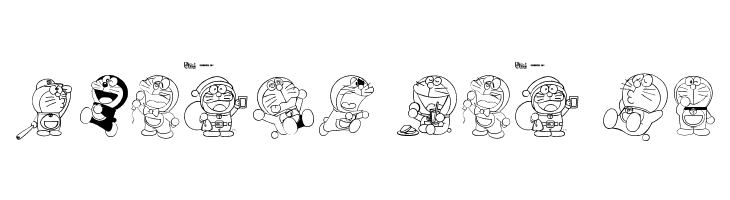 Doraemon-slalala  Free Fonts Download