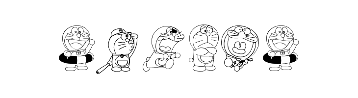Doraemon-slalala  Free Fonts Download