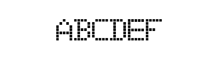 01 Digit  Free Fonts Download