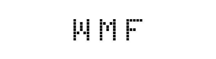 01 Digit  Free Fonts Download