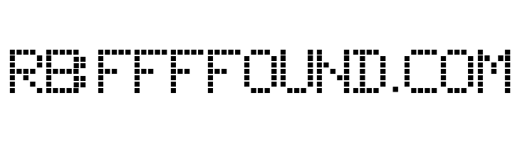 01 Digit  Free Fonts Download