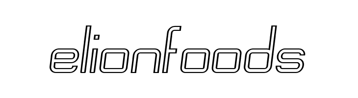 Engadi Regular Outline Oblique  Free Fonts Download