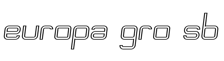 Engadi Regular Outline Oblique  Free Fonts Download