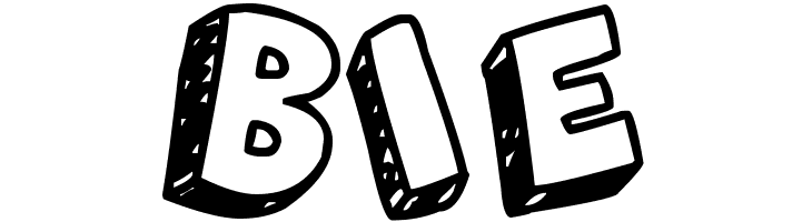 3D Hand Drawns  Free Fonts Download