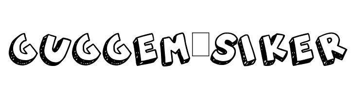 3D Hand Drawns  Free Fonts Download