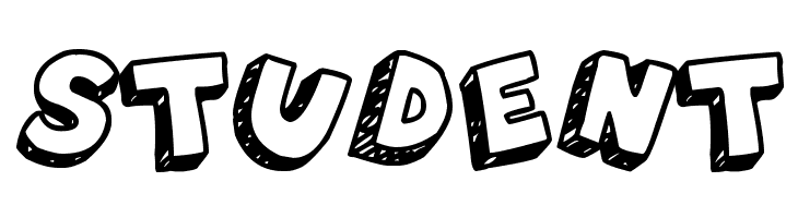 3D Hand Drawns  Free Fonts Download