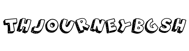 3D Hand Drawns  Free Fonts Download