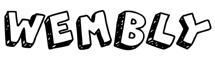 3D Hand Drawns  Free Fonts Download