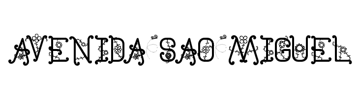 The Flowers St  Free Fonts Download