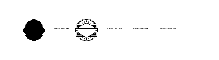 AuthenticLabelsDemo  Free Fonts Download