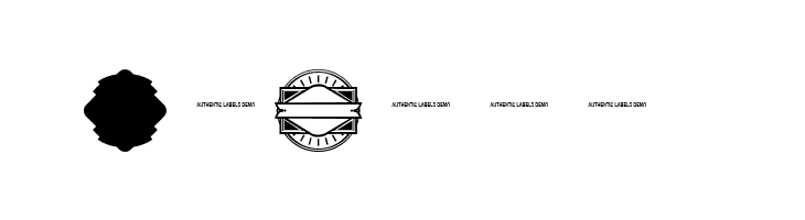 Authentic Labels Demo  Free Fonts Download
