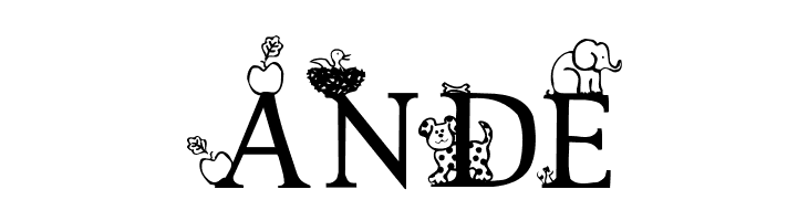 Kids Alphabet  Free Fonts Download