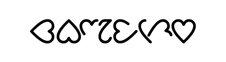 i love you  Free Fonts Download