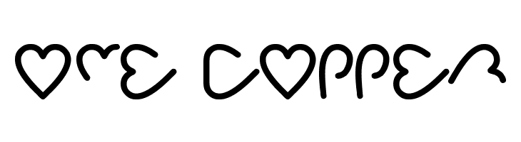 i love you  Free Fonts Download