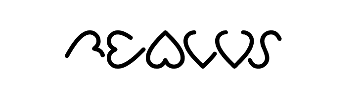 i love you  Free Fonts Download