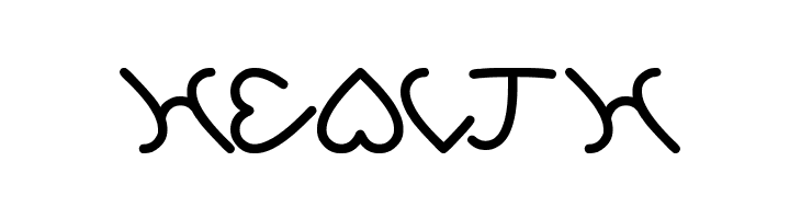 i love you  Free Fonts Download