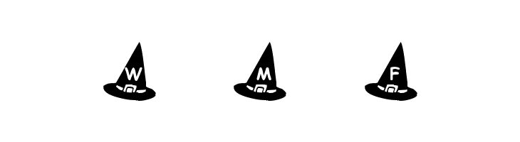 KR Witch's Hat  Free Fonts Download